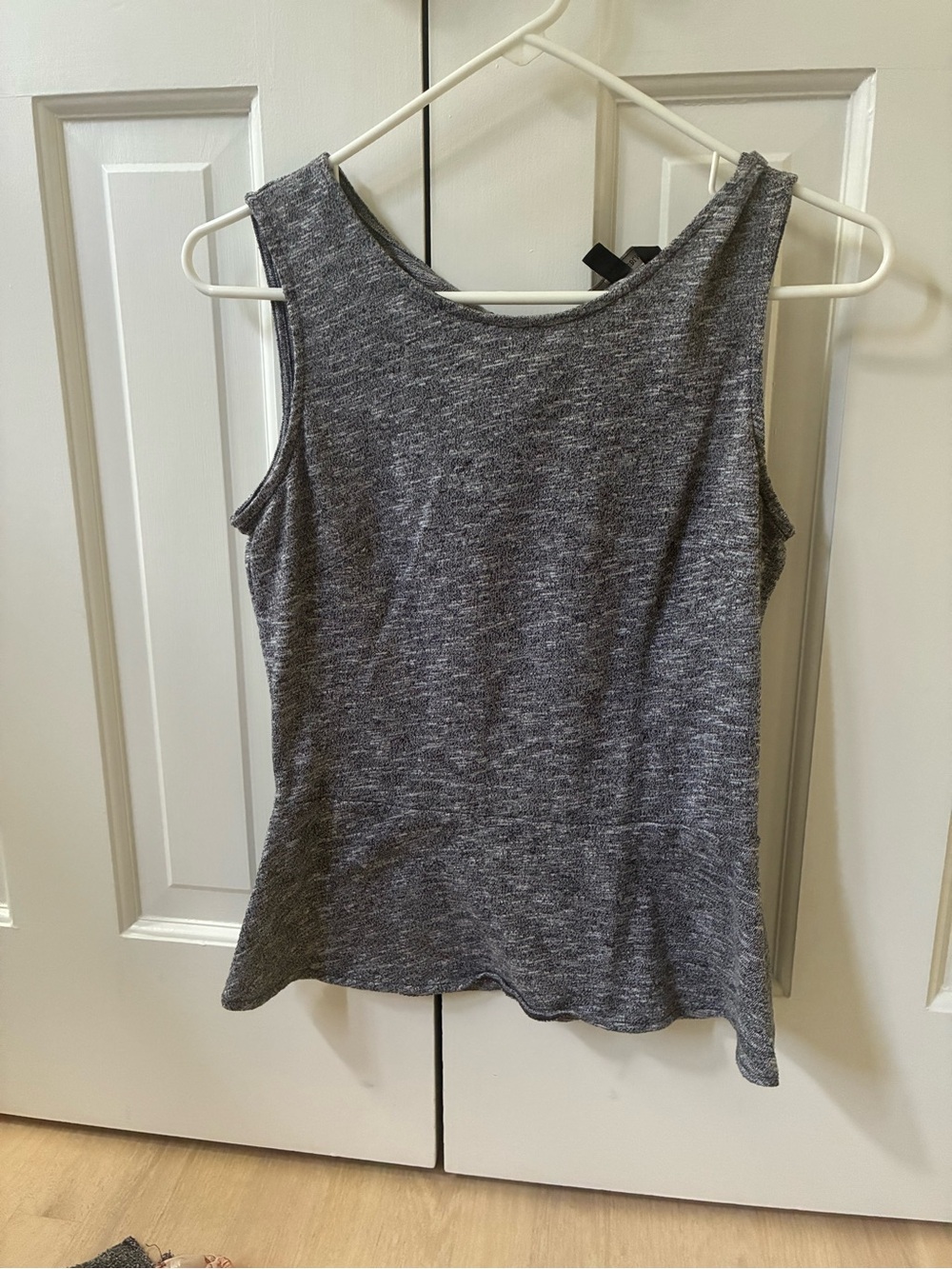Banana Republic Heather Gray Sleeveless Knit Tank